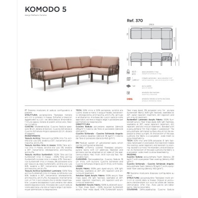 Komodo 5 scheda tecnica