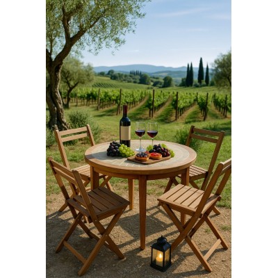 tavolo Sidney con sedie fido