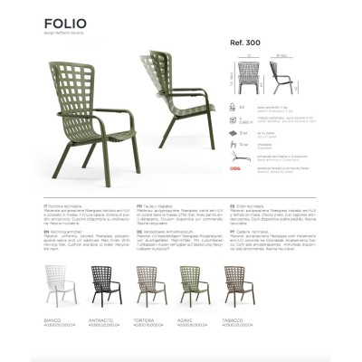 Folio scheda tecnica