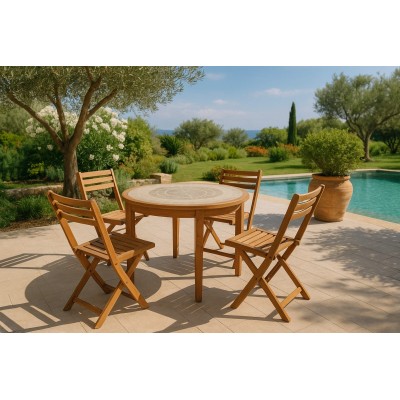 tavolo Sidney con sedie fido