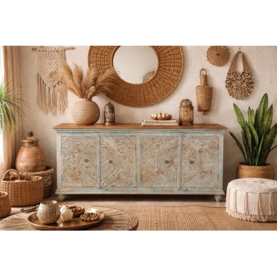 credenza Dover - ambientazione in un contesto etnico