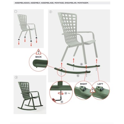 Kit Folio Rocking istruzioni per il montaggio