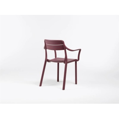 sedia Cassia Armchair colore Borgogna