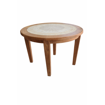 Tavolo rotondo in tek modello Sidney