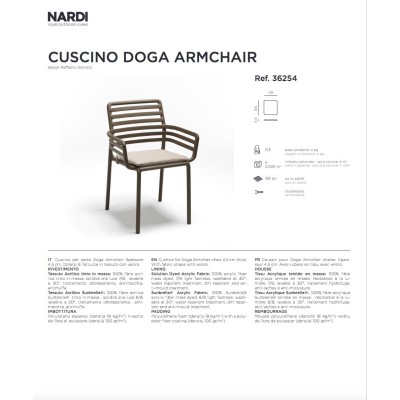 Cuscino Doga Armchair scheda prodotto