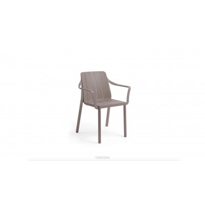 sedia Tiberina Armchair colore tortora