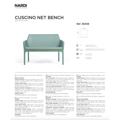 Cuscino Net Bench scheda prodotto