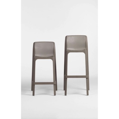 Net Stool Mini  e Net Stool colore Tortora