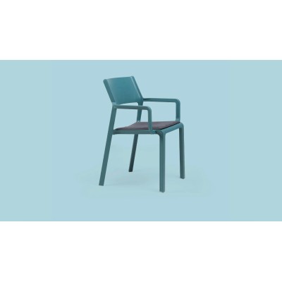 Cuscino Trill Armchair con tessuto Grafite