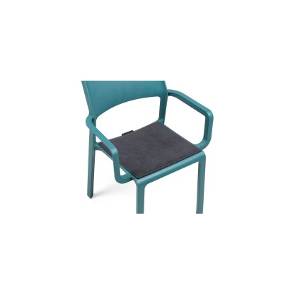 Cuscino Trill Armchair con tessuto Grafite