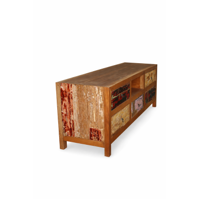 porta tv Vintage Patchwork