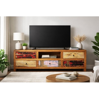 porta tv Vintage Patchwork