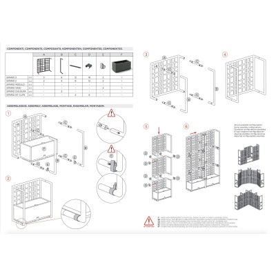 divisorio Sipario 2 - assemblaggio