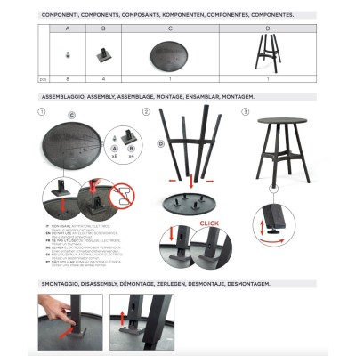 tavolo Combo assemblaggio