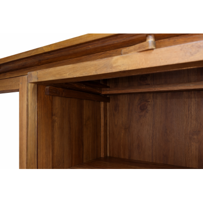 dispensa coloniale Balinese - particolare sistema di apertura a scomparsa