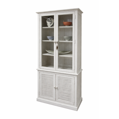 Vetrina Coloniale Decapata Bianca
