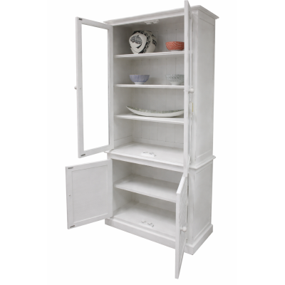 Vetrina Coloniale Decapata Bianca - parte interna