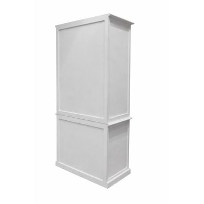 Vetrina Coloniale Decapata Bianca - parte posteriore