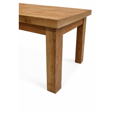 tavolo in tek vecchio Java - particolare gamba