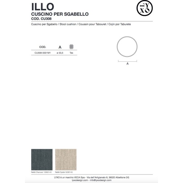 Cuscino Illo