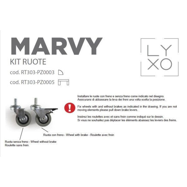 Marvy/Hangar Kit Ruote
