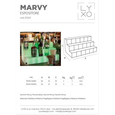 Marvy Espositore scheda prodotto