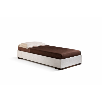 giroletto Dubai singolo in crash bambù bianco e zoccoli neri