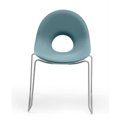 sedia Candy con 4 gambe colore standard Zaffiro (ZFR)