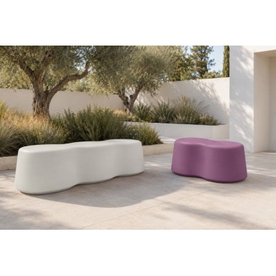 panca Peanuts 3 colore standard Perla (PRL) e panca Peanuts  colore on demand Ametista (AMT)