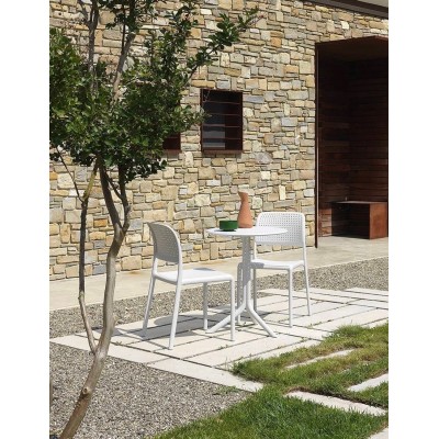 Bora Bistrot  e tavolino Step colore bianco