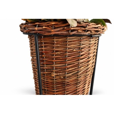 Vaso portafiori con piedistallo modello Atene - particolare