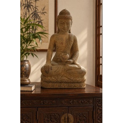 Statua Buddha Yellow