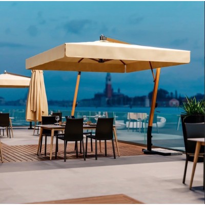 ombrellone a braccio Riviera Aluwood