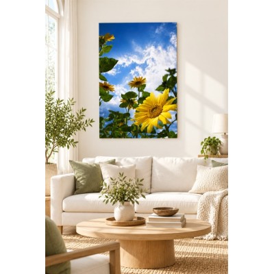 Quadro Girasole ambientata