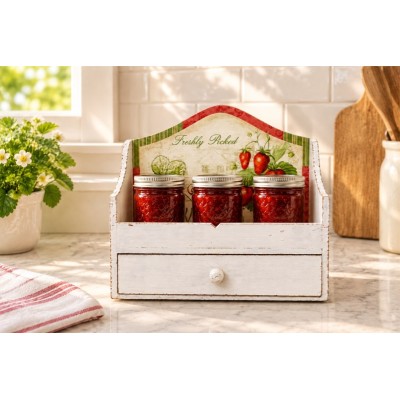 esempio di utilizzo Mensola con cassetto strawberries