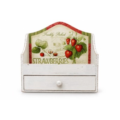 Mensola con cassetto strawberries