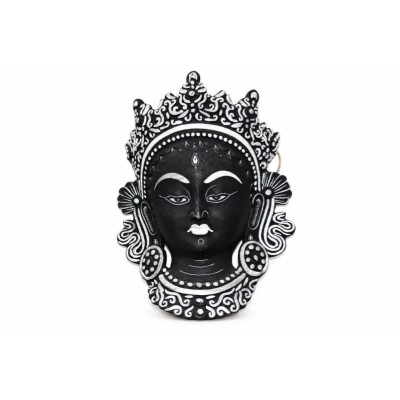 Tris Maschere Nepalesi - particolare maschera nera