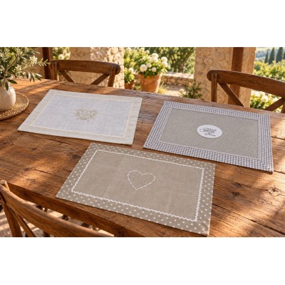 posizionamento di Tovaglietta Cuore/Home/Palline