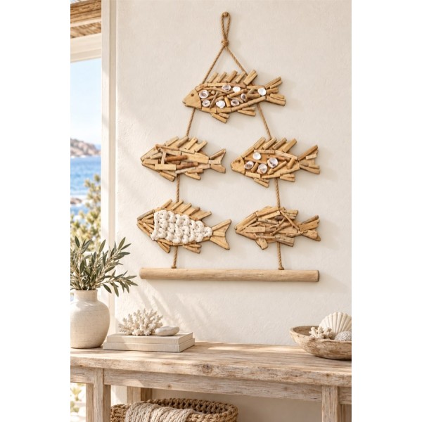 Decorazione Parete 5 Pesci