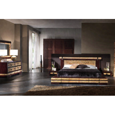 letto Isayto contenitore colore crash bambù rosso