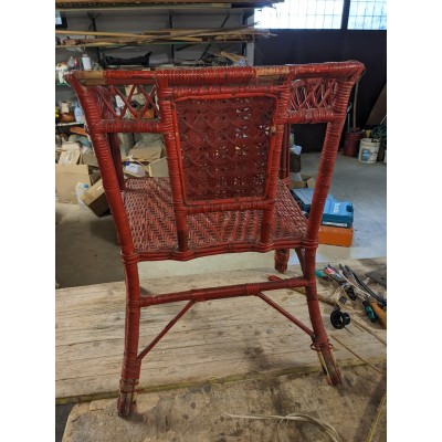 poltrona Liberty come si presentava all'arrivo - dietro