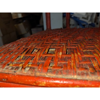 poltrona Liberty come si presentava all'arrivo - pannello di rinforzo sporgente