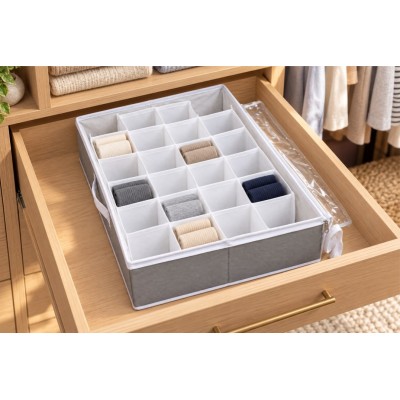 esempio di utilizzi Porta intimo in TNT grande - grigio