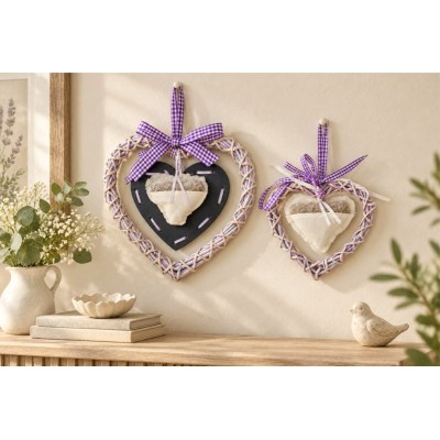 esempio di utilizzo Cuore di Vimini e Lavanda