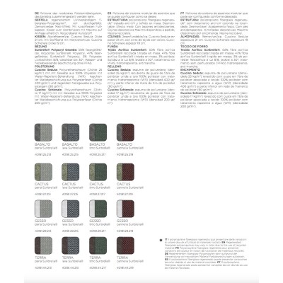 Maximo poltrona abbinamenti colori e tessuti