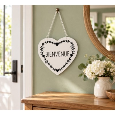 esempio di utilizzo Decorazione Ferro Welcome