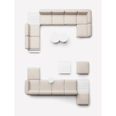 composizioneMaximo telaio colore Perla e tessuto Perla Sunbrella