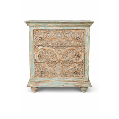 Comò Calais con cassetti colore grigio chiaro