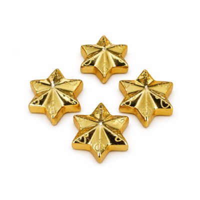 Set 4 Stelle Natalizie - oro