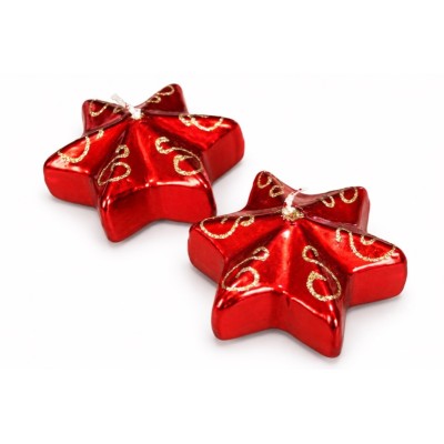 Set 4 Stelle Natalizie - rosso